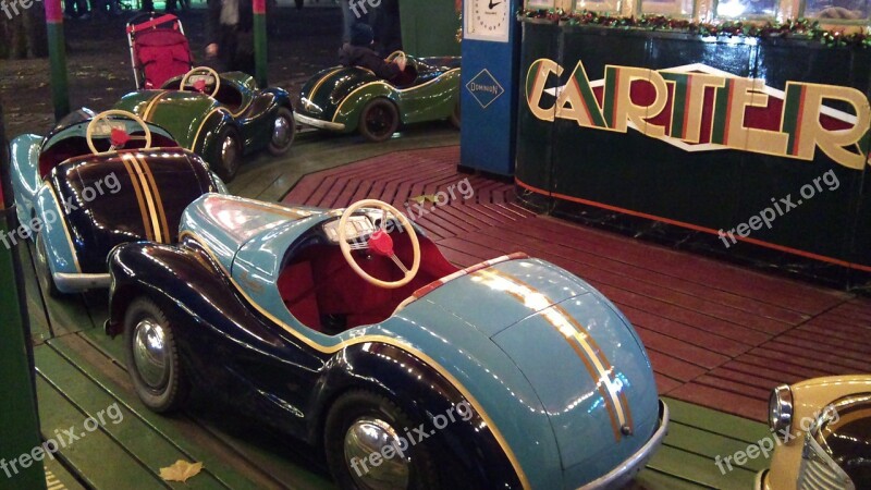 Car Vintage Retro Child Fairground Attraction