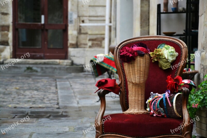 Paris Street Chair Art Urban