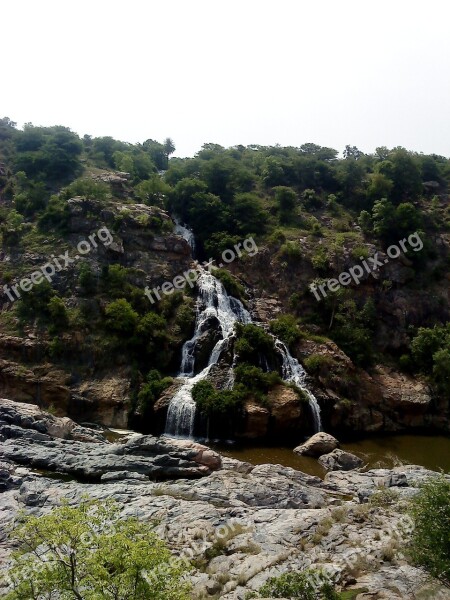 Waterfall Nature Wat Water Landscape