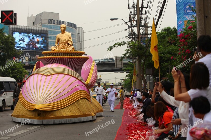 Buddha Monk Gold Buddhism Meditation