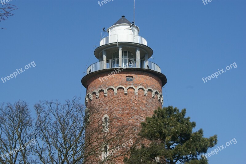 Kolobrzeg Poland Kolberg Lighthouse Sky