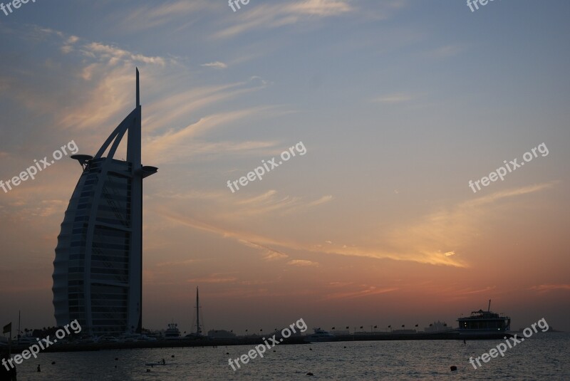 Burj Al Arab Dubai Sea Hotel Architecture