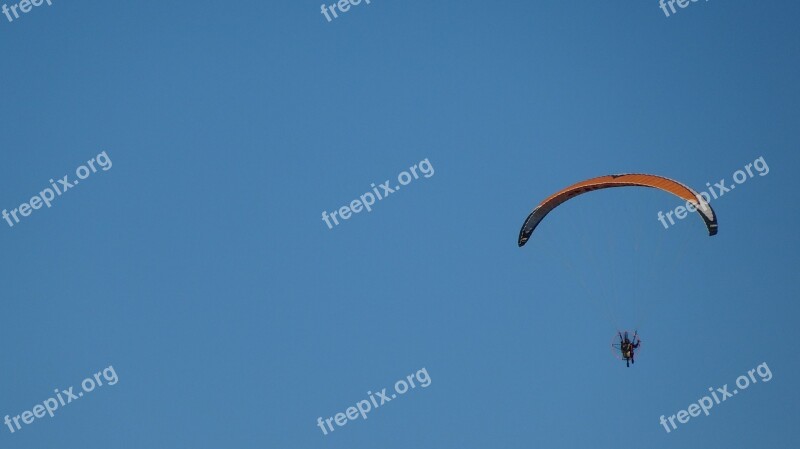 Paraglide Sky Paraglider Nature Flight