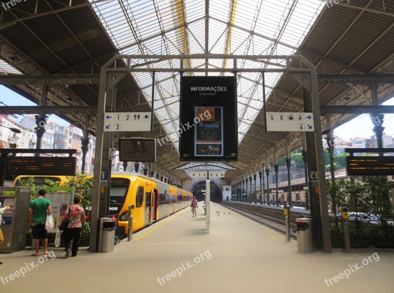 Station Porto Portugal Free Photos