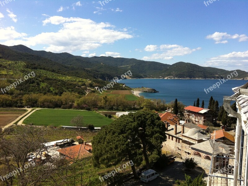 Greece Sea Mediterranean Greek Landscape