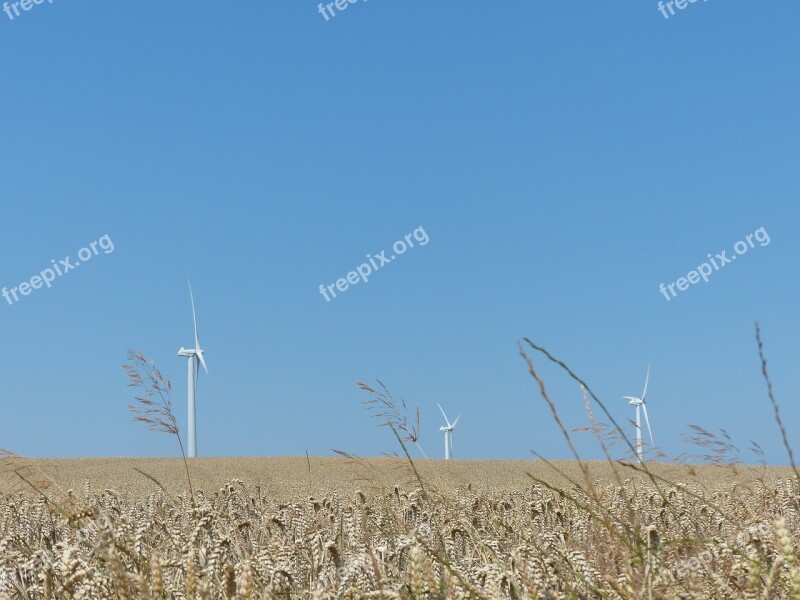 Windräder Wind Park Wind Power Wind Energy Summer