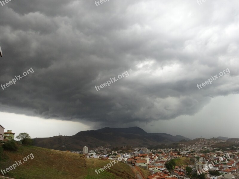 Storm Mountain Rain Itajubá Minas