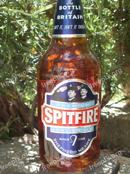 Spitfire Beer Bottle Alcohol Liquor