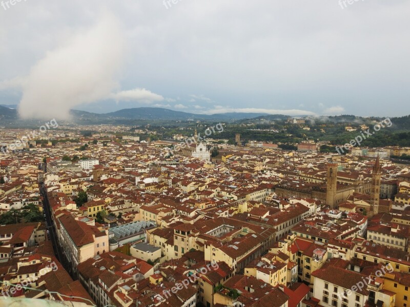 Florence Duomo City View Height