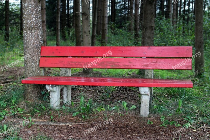 Bench Bank Seat Nature Out