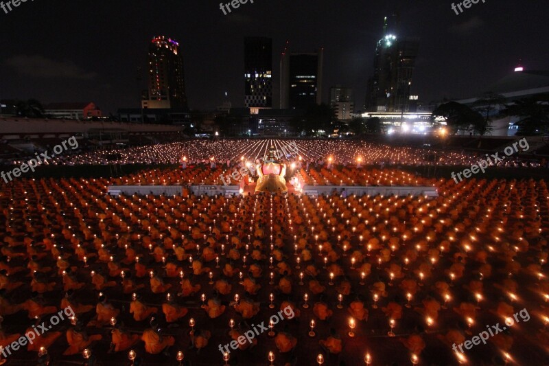 Buddhists Monks Ceremony Convention Meeting