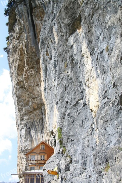 äscher Cliff Restaurant Restaurant Ebenalp Appenzell Switzerland