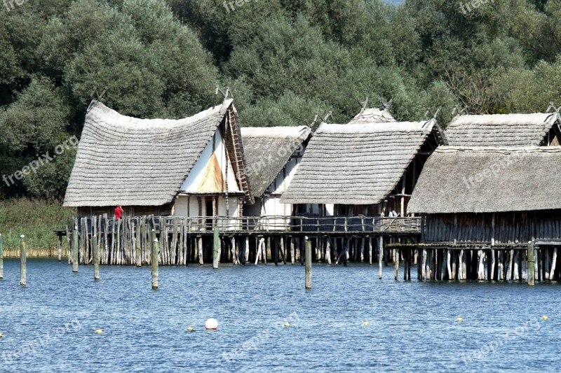 Stilt Houses Lake Constance Lake Dwellings Unteruhldingen Museum