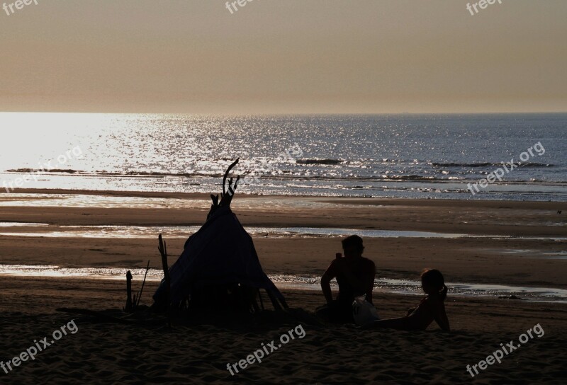 Beach Sea Vacations Human Child