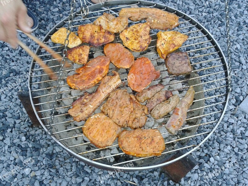 Grilled Meats Barbecue Grill Meat Grilled