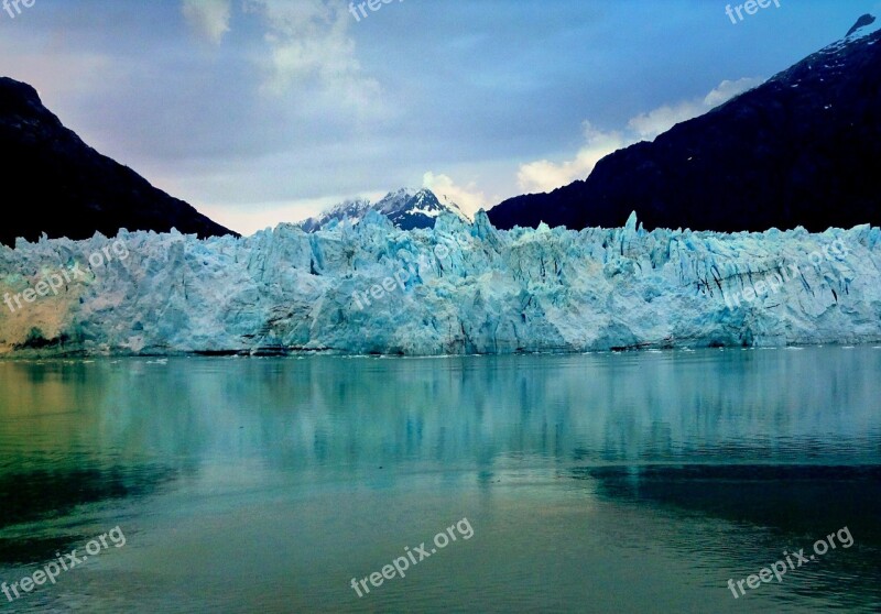 Margerie Glacier Glacier Alaska Blue National