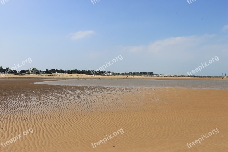 Beach Sea Sand Horizon Side