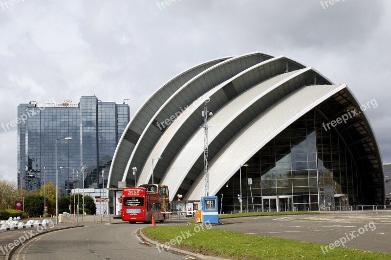 Building Futuristic Glass Modern Design