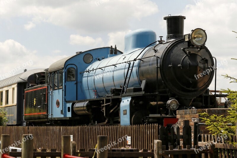 Engine Steam Rail Railways Vintage