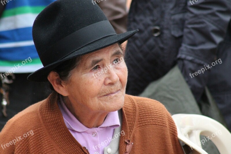 Grandmother Peasant Colombia Free Photos