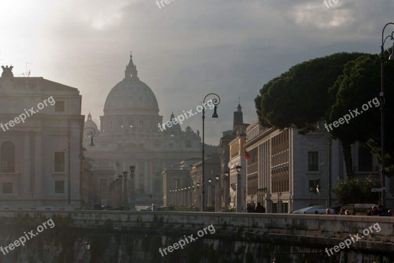 St Peters Vatican Afternoon Dome Architecture