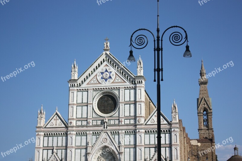 Florence Cathedral Gothic Lamppost Architecture