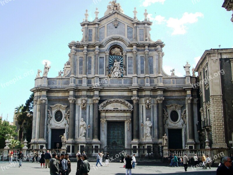 Santa Agata Catania Duomo Sicily Free Photos