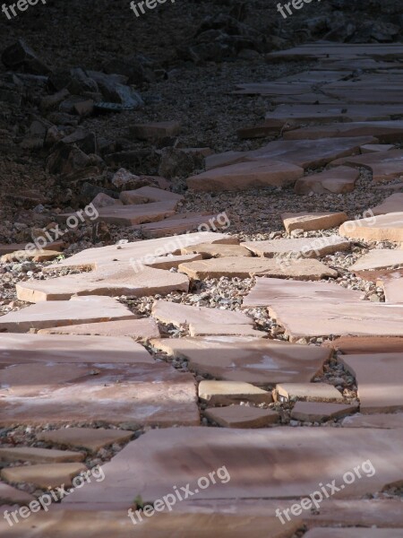 Stepping Stones Stone Walkway Rock Landscaping