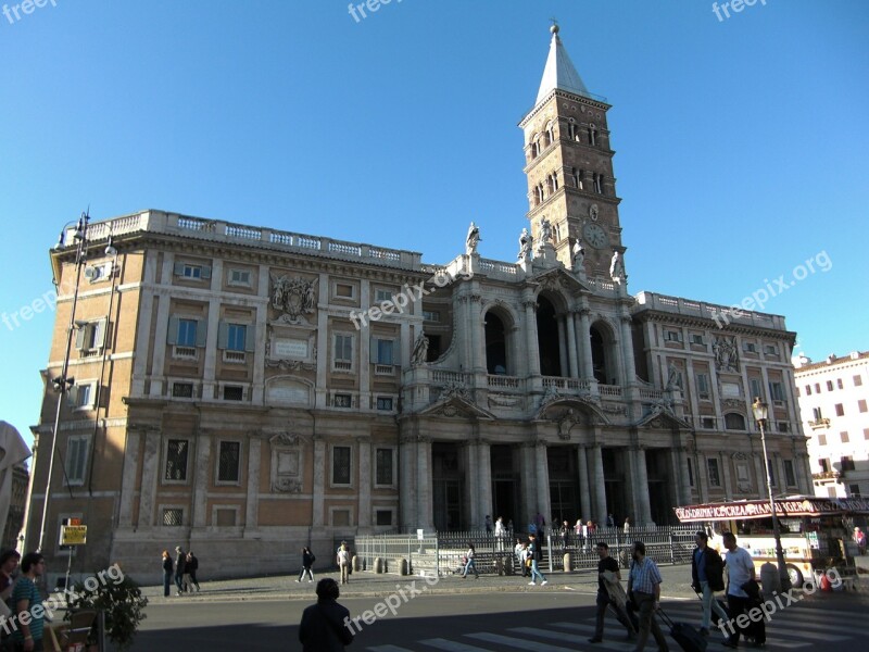 Santa Maria Maggiore Rome Italy Building Architecture