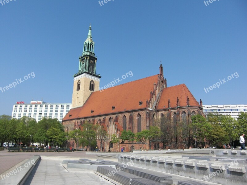 St Mary's Church Berlin Martin Luther Church Free Photos