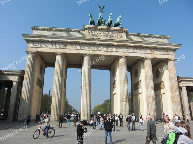 Brandenburg Gate Berlin Quadriga Building Landmark