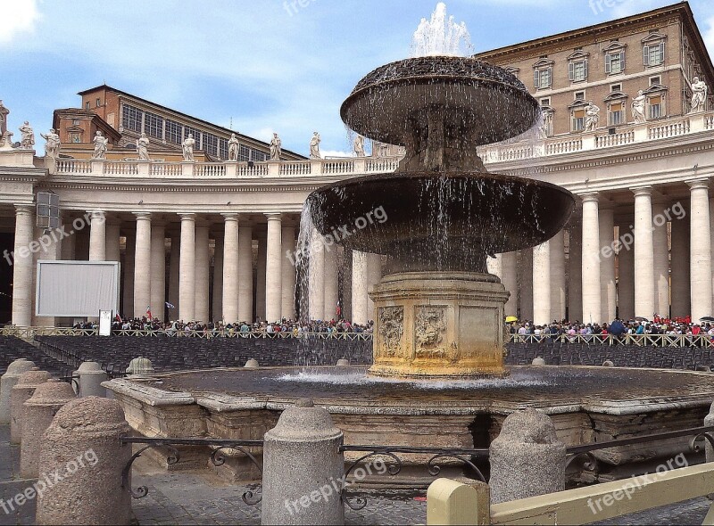 City Of Rome Fountain Water Architecture Italy