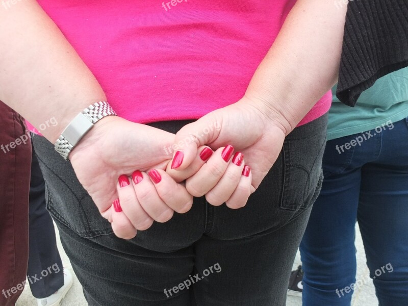 Nail Polish Hands Nails Woman Girl