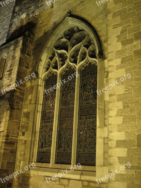 Gothic Church St Patrick's Cathedral Ireland Window Irish