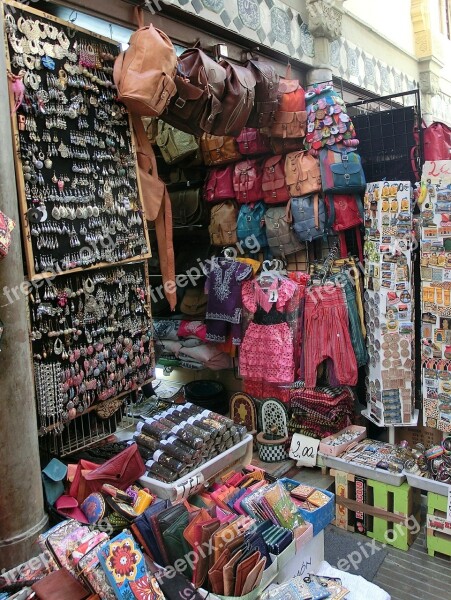 Market Granada Spain Leather Jewellery