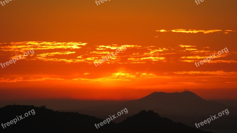 Sunset Sky Nature Afternoon Beauty