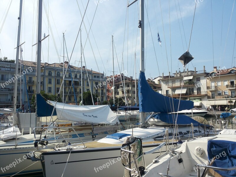 Grado Port Boats Italy Mediterranean