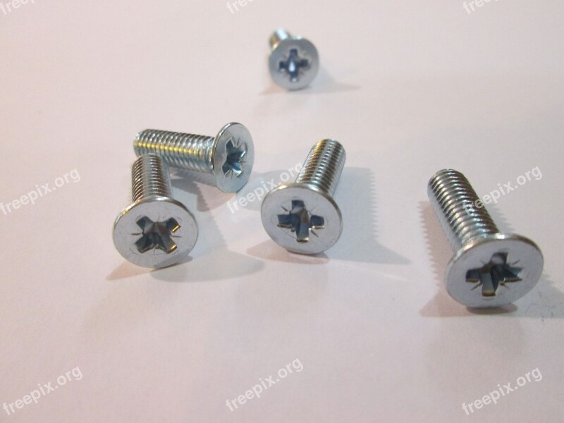 Screw Screws Metal Thread Tools