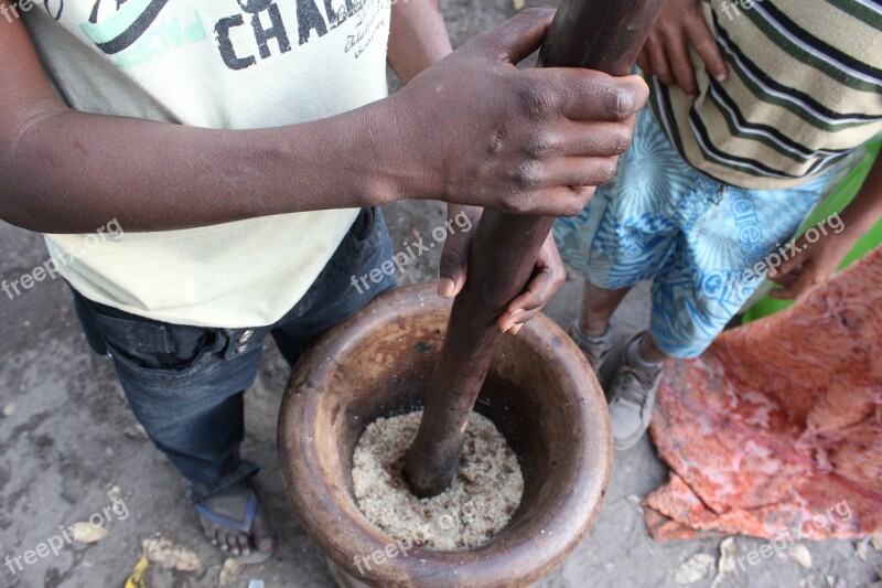 Mortar And Pestle Peanut Butter Cups Hand Free Photos