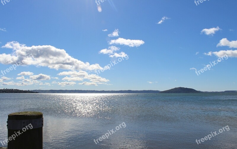 New Zealand Lake Taupo Lake Free Photos