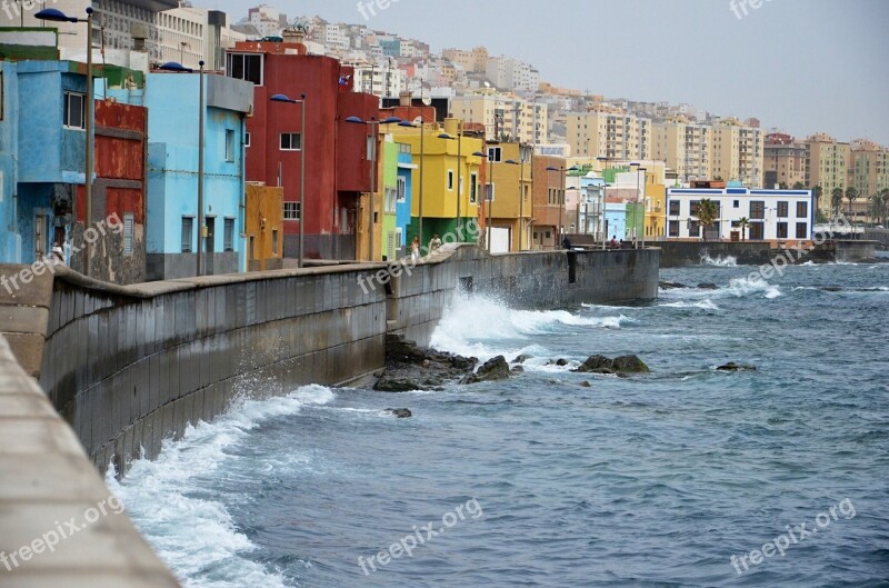 Canary Islands Sea Beach Water Seashore