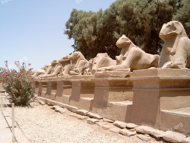 Egypt Temple Luxor Antiquities Image