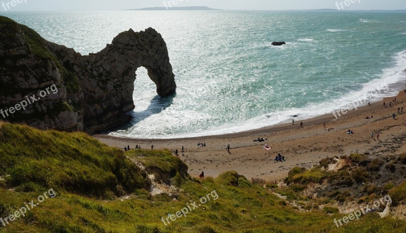 Bay Rock Sea Landscape Summer