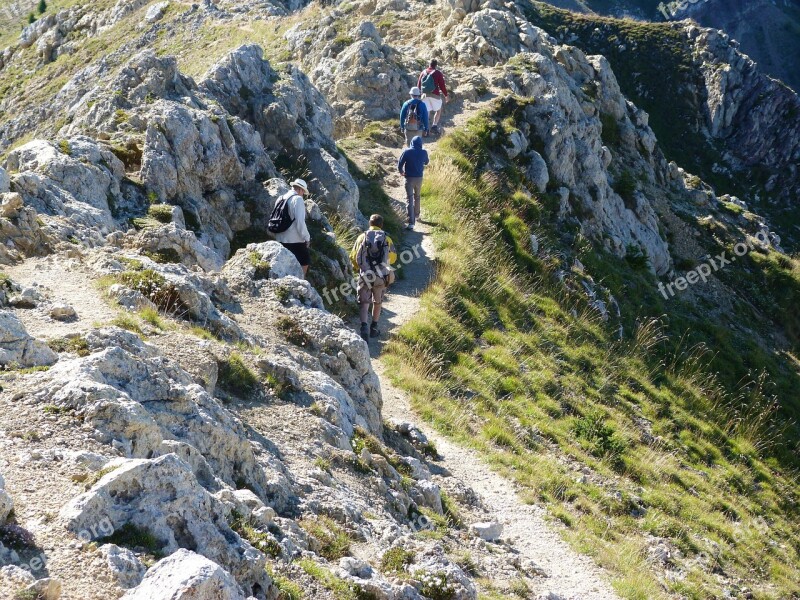 Hikers Mountain Trail Crete Hiking