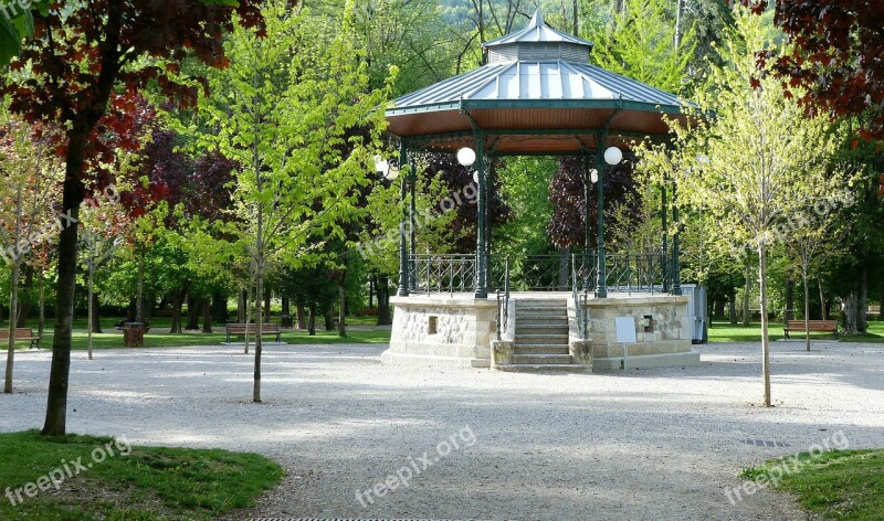 Bandstand Garden Landscape Free Photos