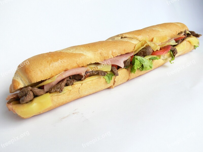 Big Sandwich Food Sandwich Bread Beef