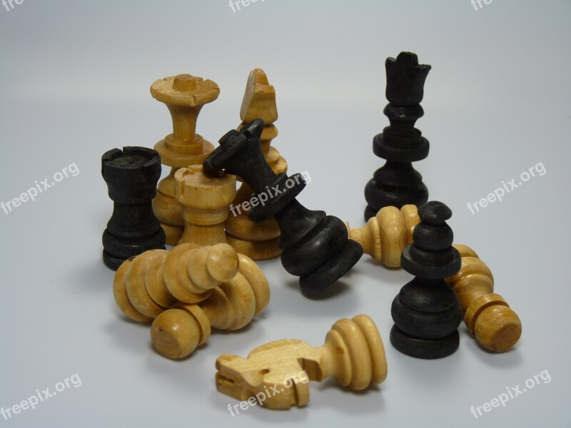 Chess Strategy Black Board Game