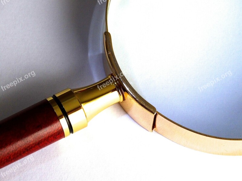 Magnifying Glass Magnification Larger View Focus Shiny