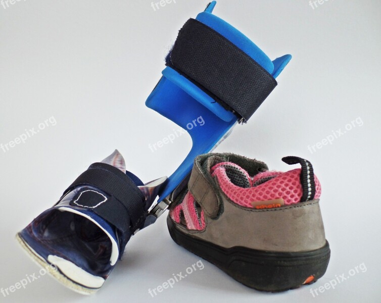 Orthosis Rail Shoes Orthotic Shoes Pink