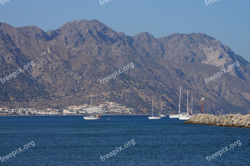 Greece Boats Port Island Kos